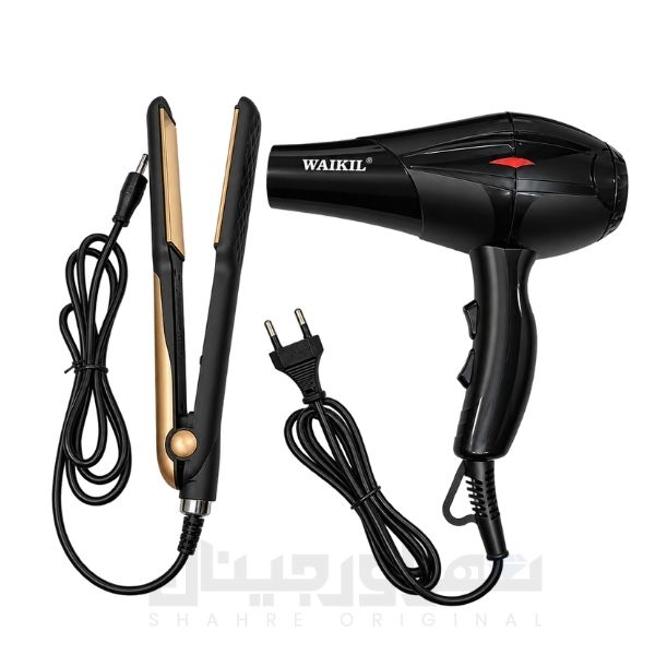 ست سشوار و اتو مو وایکیل مدل WL-2647 
